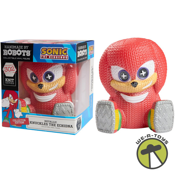 Handmade by Robots Sonic The Hedgehog Knuckles #302 Metallic Vinyl Figure