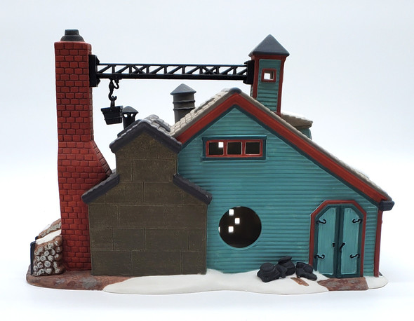 Department 56 New England Village J. Hudson Stoveworks Lighted 56574 CL