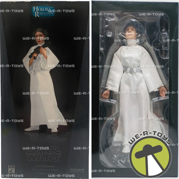 Star Wars Heroes Rebellion Leia Organa Action Figure 2007 New Sideshow 2131