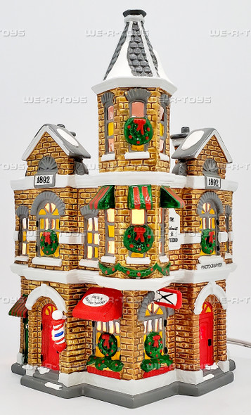 Department 56 The Snow Village Jack's Corner Barber Shop 54062