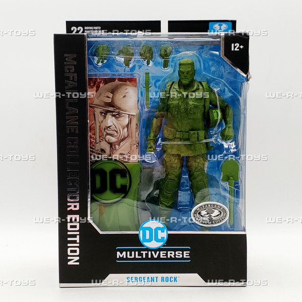 DC Multiverse Collector Edition Sergeant Rock Classic Platinum Chase Figure NEW