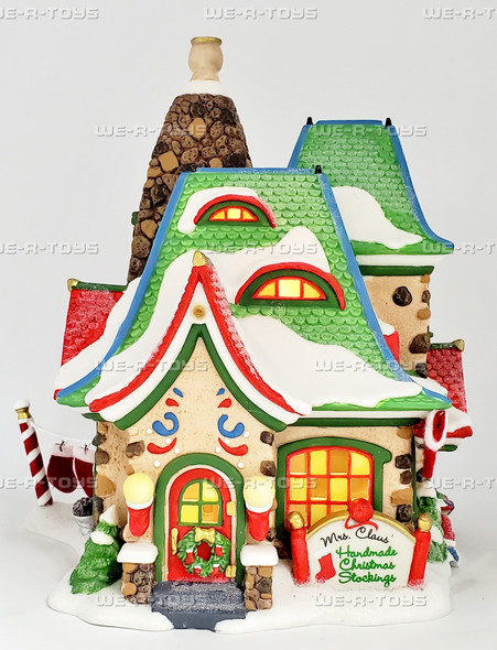 Department 56 North Pole Series Mrs. Claus' Handmade Christmas Stockings 56778