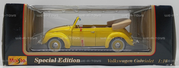 Maisto Special Edition Red 1951 Volkswagen Cabriolet 1:18 Scale