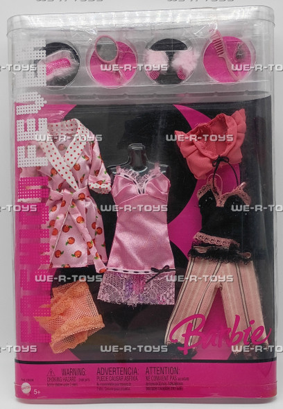 Barbie Fashion Fever Fashions Set Sleepwear J1376 Mattel 2005 New