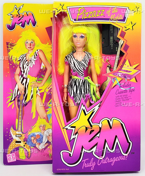 Jem Truly Outrageous Pizzazz of the Misfits Doll 1985 Hasbro #4204