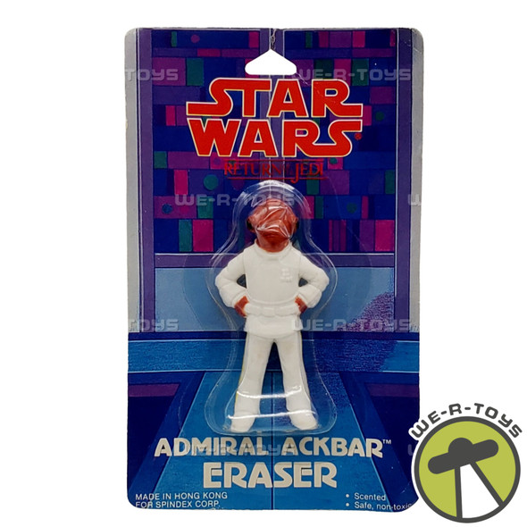 Star Wars Return Of The Jedi Admiral Ackbar Eraser 1983 Spindex