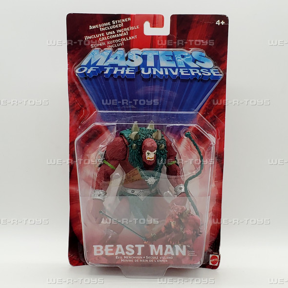 Masters of the Universe Beast Man Action Figure Mattel No. 54916 NEW