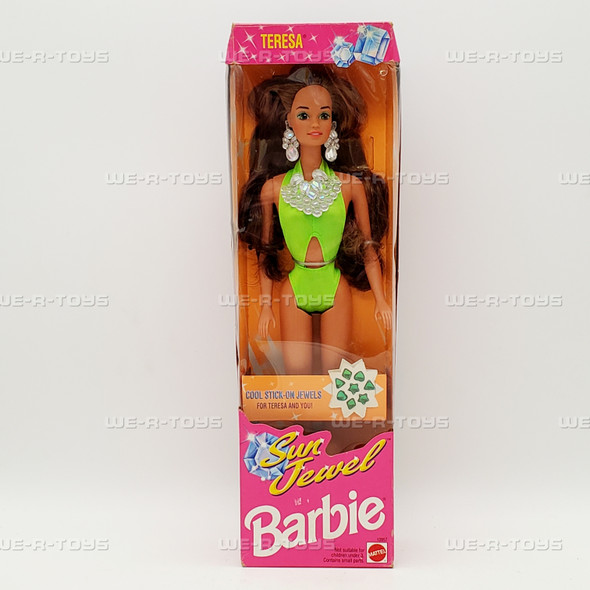 Barbie Sun Jewel Teresa Doll 1993 Mattel Item No 10957 NEW