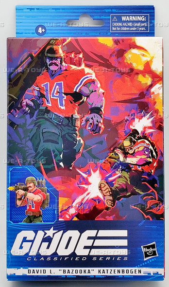 G.I. Joe Classified Series David L. Bazooka Katzenbogen Action Figure Hasbro