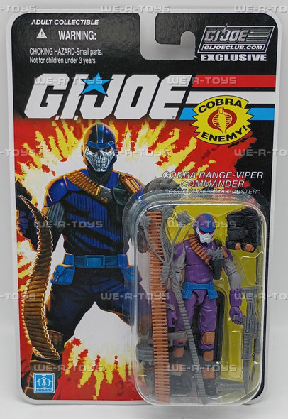G.I. Joe Cobra Enemy Cobra Ranger Viper Commander & Accessories Hasbro New