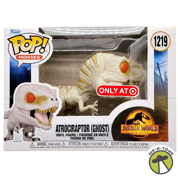 Funko POP Movies Jurassic World Dominion Atrociraptor Ghost 1219 Vinyl Figure