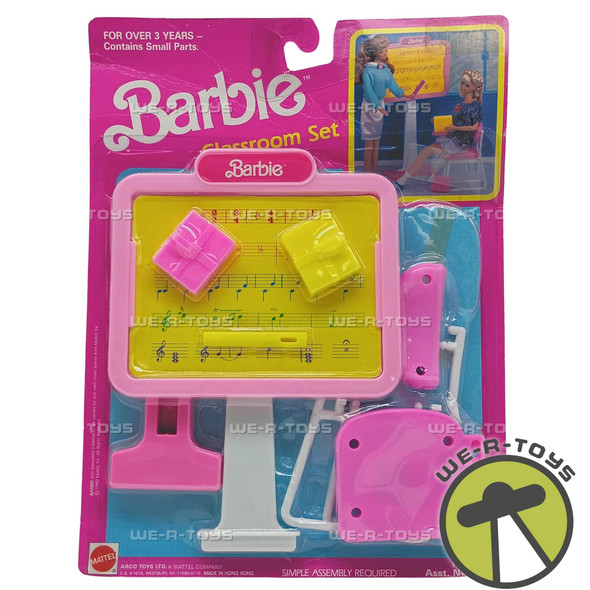 Barbie Classroom Doll Playset School Furniture No. 7280 Mattel 1990 New