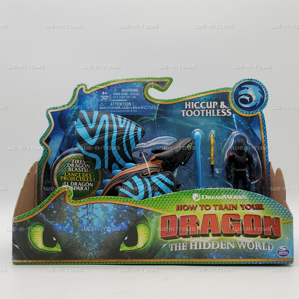 How To Train Your Dragon The Hidden World Alpha Blue Hiccup and Toothless Figure