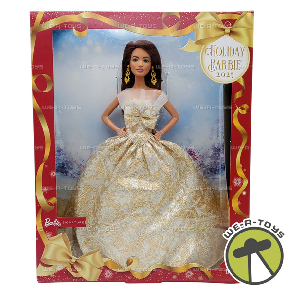 Barbie Signature 2025 Holiday Barbie Fashion Doll Latina Mattel JBH97 NEW