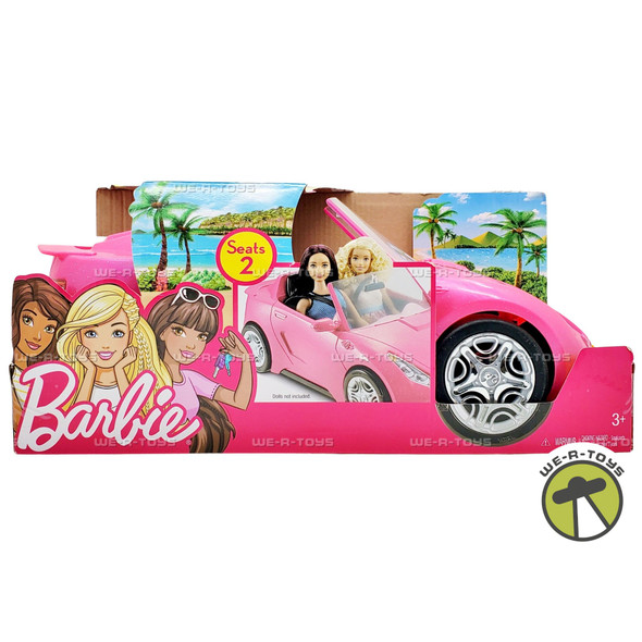 Barbie Convertible Car Pink 2016 Mattel DVX59