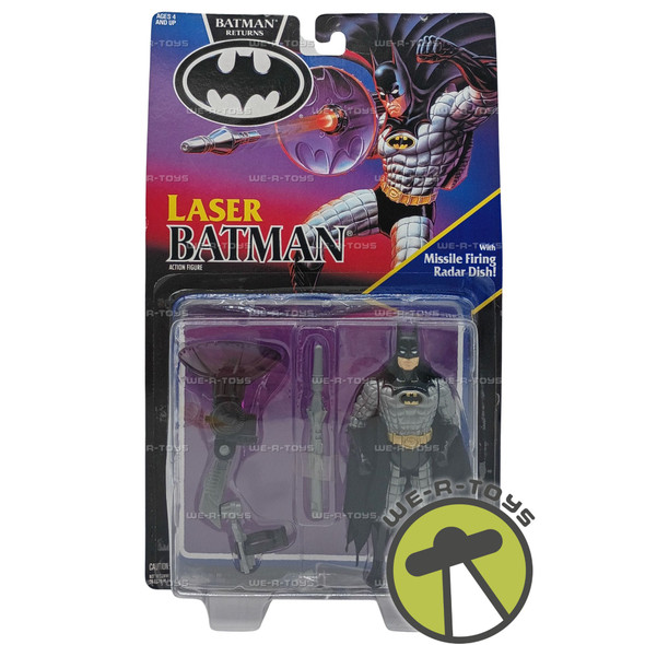 DC Comics Batman Returns Laser Batman Action Figure 1991 Kenner C-222 New