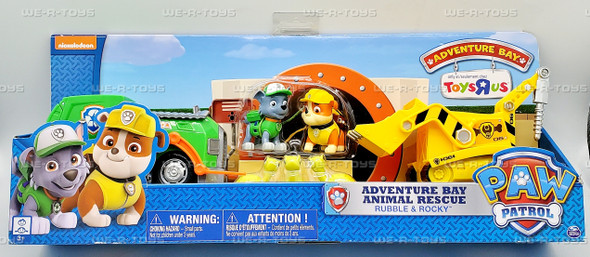 Spin Master Paw Patrol Adventure Bay Animal Rescue Rubble and Rocky Playset