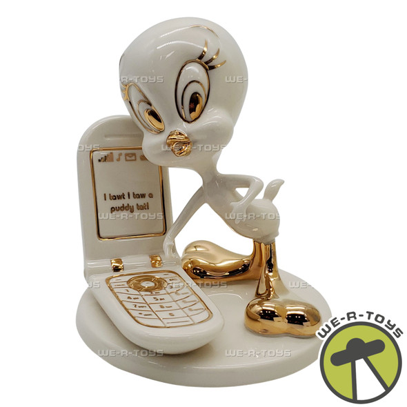 Lenox Looney Toones Tweety Chats 5" Statue 814004 NEW