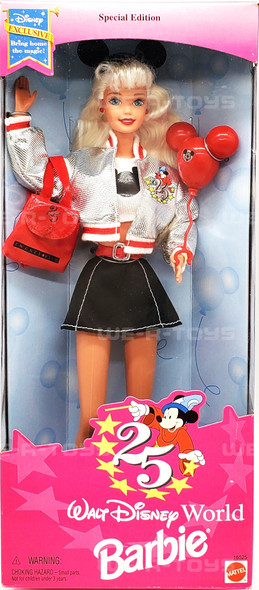 Walt Disney World Barbie Doll 25th Anniversary Special Edition 1996 Mattel 16525
