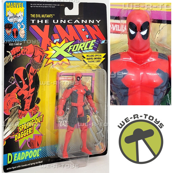 Marvel Comics The Uncanny X-Men X-Force Deadpool Action Figure 1992 Toy Biz New