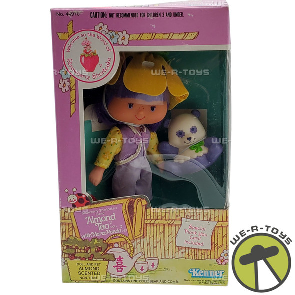 Strawberry Shortcake Almond Tea Doll with Marza Panda Pet 1982 Kenner #44970