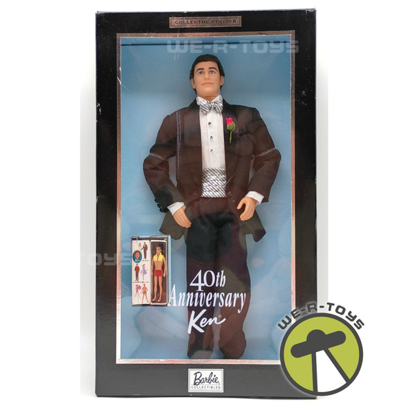 40th Anniversary Ken Barbie Doll In Tuxedo Collector Edition 2001 Mattel #50722
