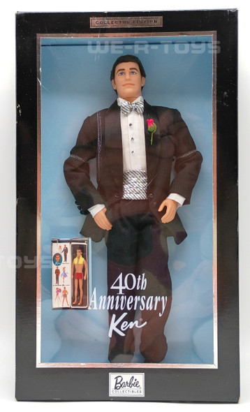 40th Anniversary Ken Barbie Doll In Tuxedo Collector Edition 2001 Mattel #50722