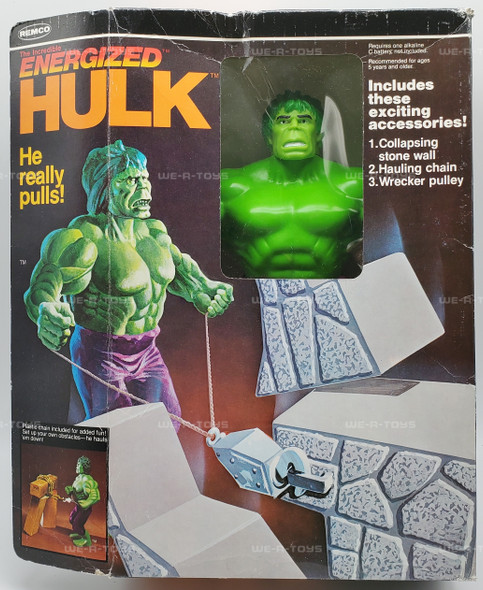 The Incredible Energized Hulk Action Figure 1979 Remco 627