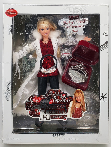 Disney's Hannah Montana Holiday Singing Doll 2008 Jakks Pacific