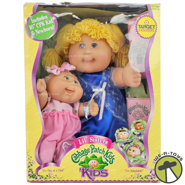 Cabbage Patch Kids Lil' Sisters Dolls 2006 Play Along 10750 NEW