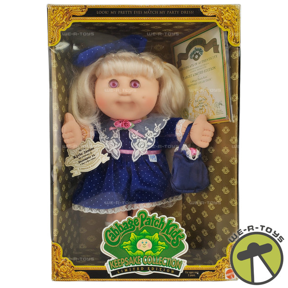 Cabbage Patch Kids Keepsake Collection White Hair Pink Eyes 1997 Mattel 17686