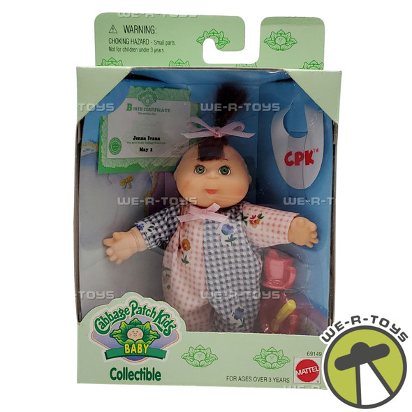 Cabbage Patch Kids Baby Collectible Jenna Ivana Doll Mattel 1995 #69149 NEW