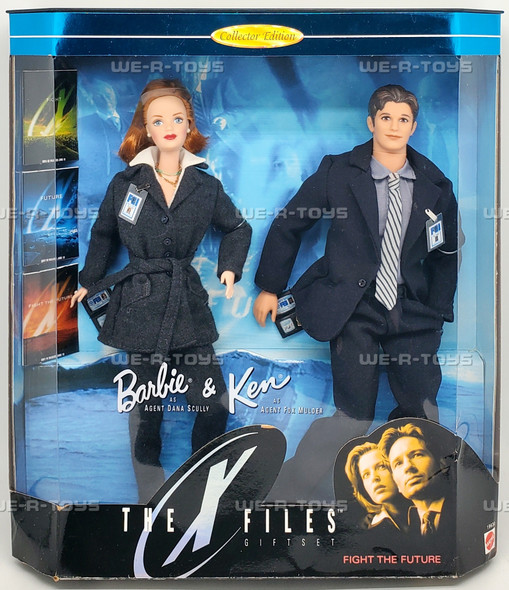 Barbie & Ken The X-Files Giftset Collector Edition Dolls 1998 Mattel 19630