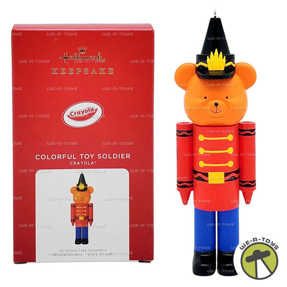 Crayola Colorful Toy Soldier Hallmark Keepsake Christmas Ornament 2021