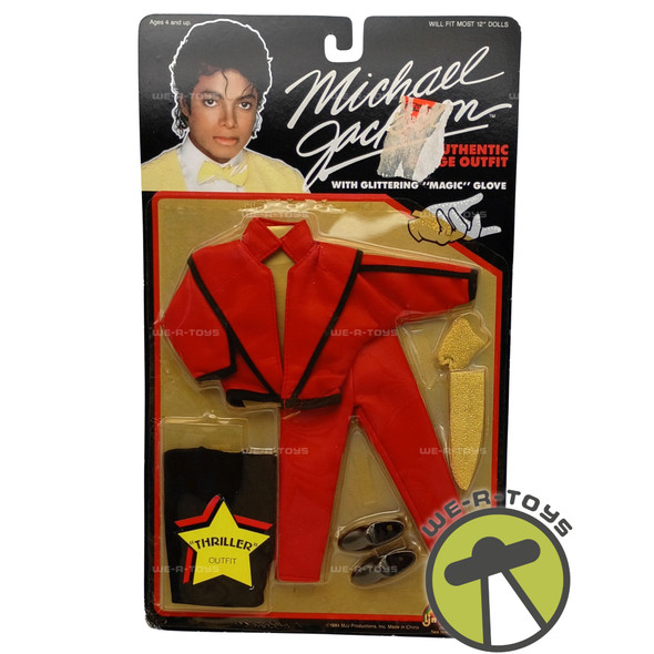 Michael Jackson Authentic Stage Outfit & Glove Fashion 1984 LJN #7810 New