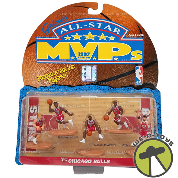 NBA Galoob's All-Star MVPs 1997 Edition Chicago Bulls Baseketball Figures 74160