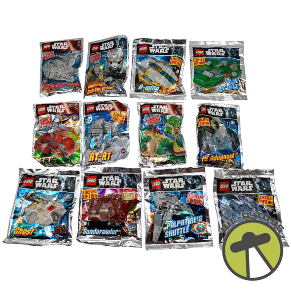 LEGO Disney Star Wars Lot of 12 LEGO Mini Foil Packs Limited Edition New
