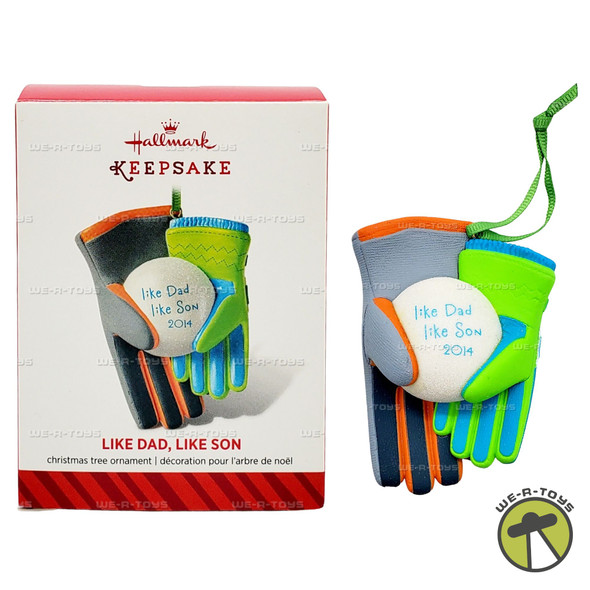 Like Dad, Like Son Hallmark Keepsake Christmas Ornament 2014