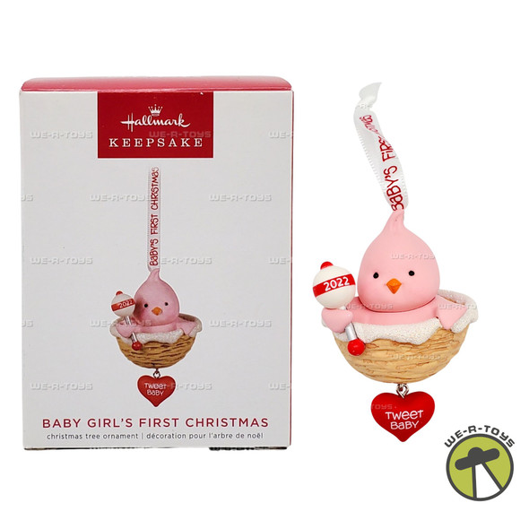 Baby Girl's First Christmas Hallmark Keepsake Christmas Ornament 2022