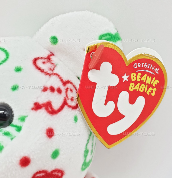 Ty Beanie Babies Gingerspice the Bear Christmas Plush 2008