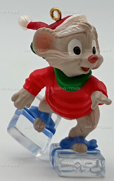 On the Ice Mouse Hallmark Keepsake Ornament 1995 New QX6047