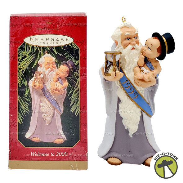 Welcome to 2000 Hallmark Keepsake Ornament Dated 1999