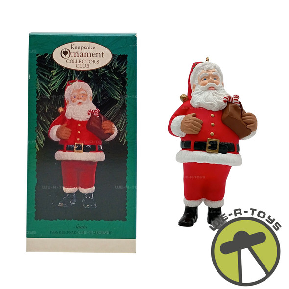 Santa 1996 Hallmark Keepsake Ornament Collectors Club 1996 New QXC4164
