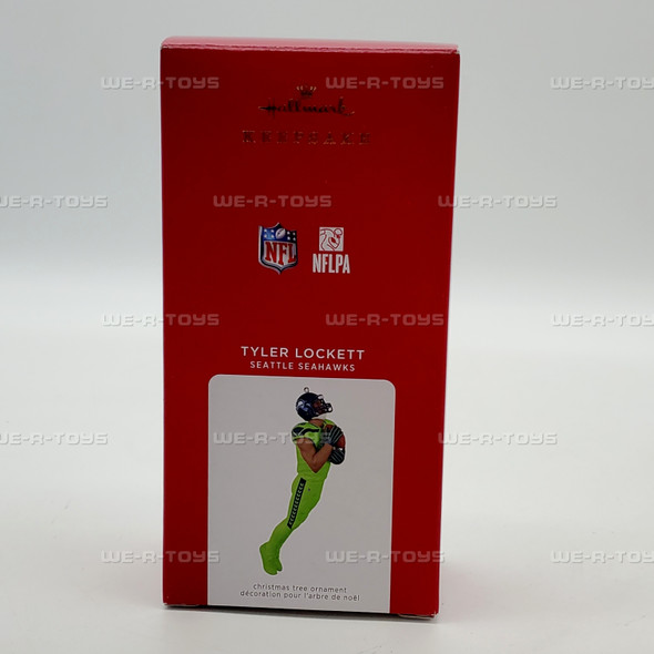 Hallmark Keepsake 2021 NFL Tyler Lockett Seattle Seahawks Christmas Ornament NEW