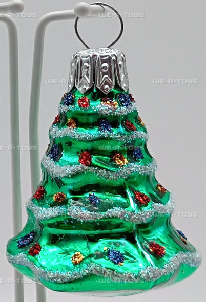 Lil Christmas Tree Hand-Blown Glass Hallmark Keepsake Ornament 2000 New QBG4361