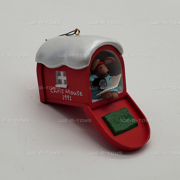 Hallmark Keepsakes Chris Mouse Mail Christmas Ornament NEW