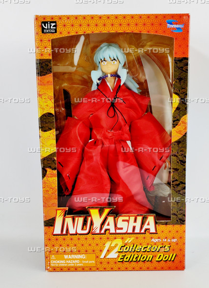 Inuyasha 12'' Poseable Collector's Doll 2000 Viz Media Toynami 816355 NEW