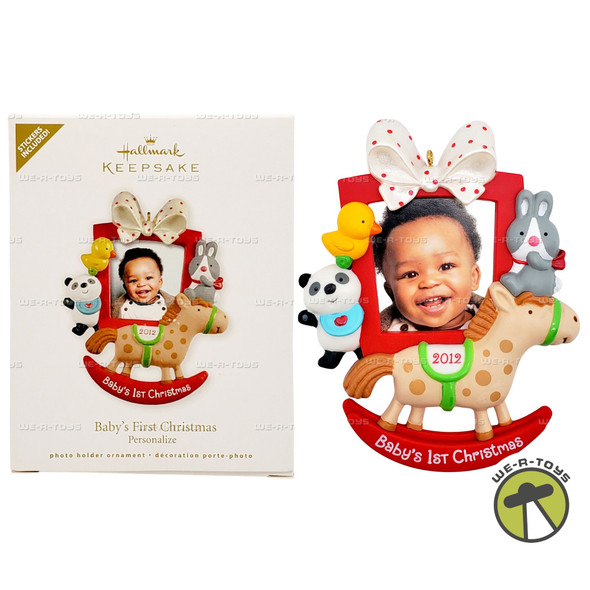 Hallmark Keepsake Ornament Babys First Christmas Photo Frame 2012
