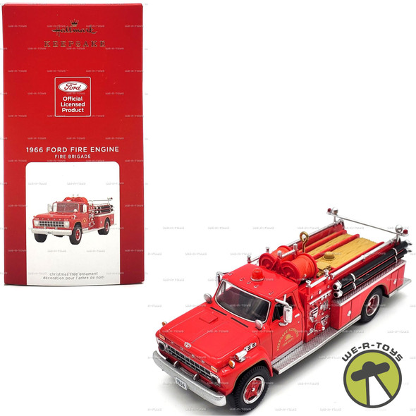 Hallmark Keepsake 1966 Ford Fire Engine Fire Brigade Ornament 2021 #QXR9262