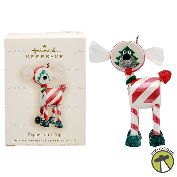 Hallmark Keepsake Ornament Peppermint Pup 2007
